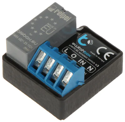 Comutator inteligent BLEBOX SWITCHBOX-V3/BLEBOX, Wi-Fi, 230 V AC