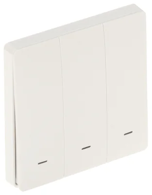 Comutator inteligent triplu pentru iluminat ATLO ATLO-WB3/K-TUYA, Wi-Fi, Tuya Smart