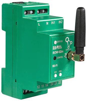 Comutator inteligent ZAMEL ROW-02M, Wi-Fi, SUPLA