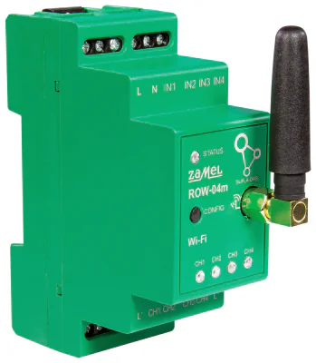 Comutator inteligent ZAMEL ROW-04M, Wi-Fi, SUPLA