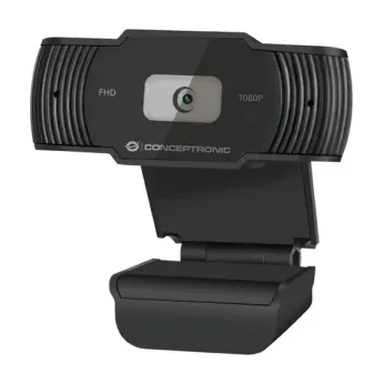 Conceptronic AMDIS 1080P Full HD Webcam with Microphone, 1920 x 1080 pixels, Full HD, 30 fps, 1280x720@30fps, 1920x1080@30fps, 65°, 65°