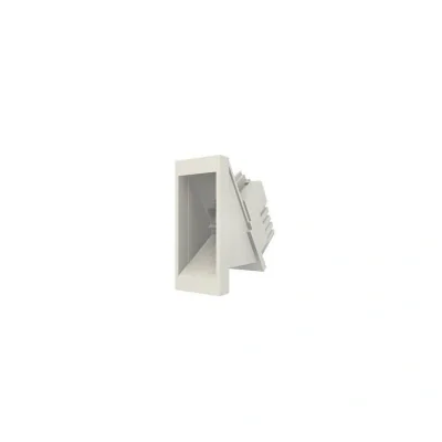 Conector inclinat, 1xRJ45 FTP cat.5e, 22.5x45 PowerCat, alb, (compatibil Legrand Mosaic) - Molex "16.1C.011.D0035"