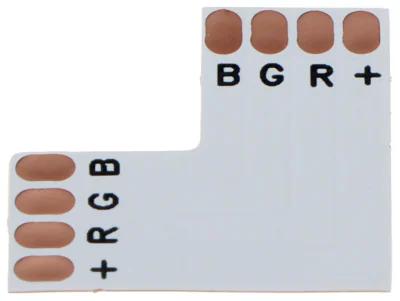Conector pentru benzi LED ORNO AD-TL-6499/Z/L/RGB, lățime bandă 10 mm