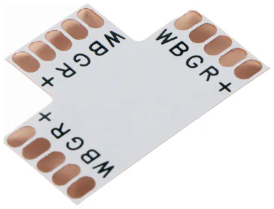 Conector pentru benzi LED ORNO AD-TL-6499/Z/T/RGBW, lățime bandă 12 mm