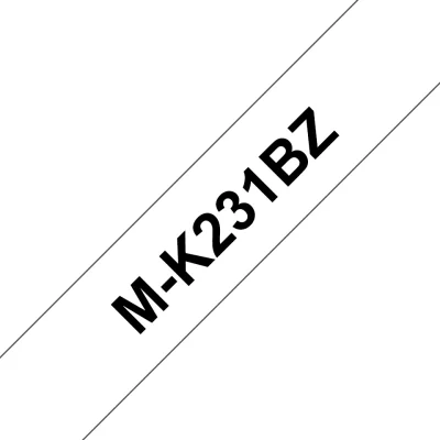 Consumabil laser BROTHER Labelling Tape - 12mm, Black/White, Blister