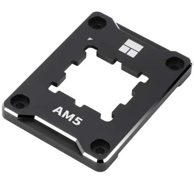 Contact Frame Thermalright "AM5 Secure Frame Black", compatibil skt. AMD AM5, aluminiu, negru, 75x56x7.5mm, include surubelnita L + pasta TF7 2g, "AM5 Secure Frame Black"