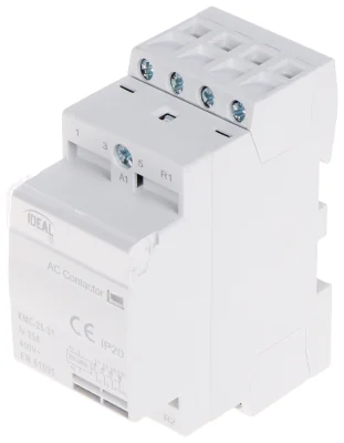 Contactor modular trifazat IDEAL KMC-25-31, 25 A, 400 V AC, NO/NC