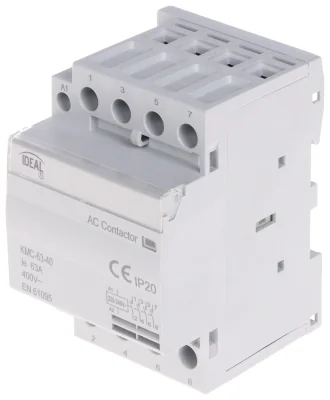 Contactor modular trifazat IDEAL KMC-63-40, 63 A, 400 V AC, NO