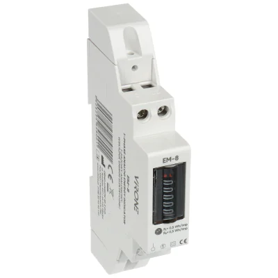 Contor analogic de energie electrică monofazat Virone EM-8, 230 V AC