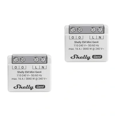 Contor de energie SHELLY EM Mini Gen4, 2 bucăți