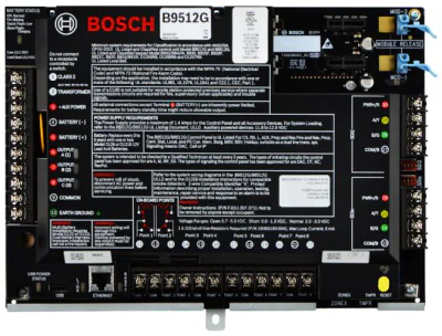 CONTROL PANEL ONBOARD/8ZONE B9512G BOSCH