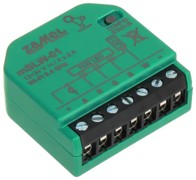 Controler inteligent pentru iluminat LED ZAMEL MSLW-01, Wi-Fi, SUPLA, 12-24 V DC