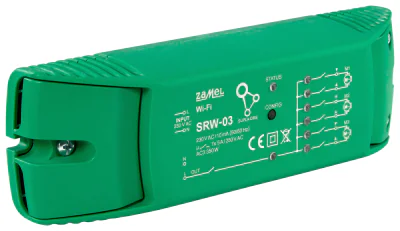 Controler inteligent pentru jaluzele ZAMEL SRW-03, Wi-Fi, 230 V AC, SUPLA
