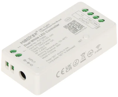 Controler pentru iluminat LED MiBOXER FUT035S, 2,4 GHz, CCT, 12-24 V DC