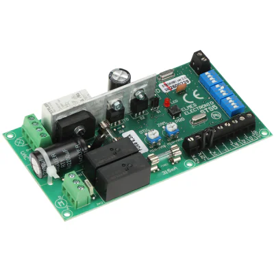 Controler pentru porți ELMES STB24VM1, alimentare 24 V AC/DC, 5 intrări, 3 ieșiri, 433,92 MHz