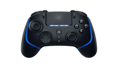 Controller Razer Wolverine V2 Pro pentru PS5 si PC, conectivitate HyperSpeed Wireless si cu fir, lumini razer Chroma, butoane mecanice Razer™ Mecha-Tactile, durata de viata baterie pana la 10 ore cu Chroma, pana la 28 de ore fara Chroma, negru