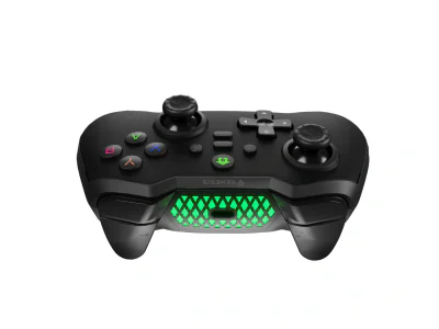 Controller wireless Genesis Mangan 400, tip Analog/Digital, interfata USB, bluetooth, numar butoane 19, lungime cablu 200 cm, acumulator 000 mAh, compatibilitate Android, iOS, MAC, Windows 10,11,7,8, alb
