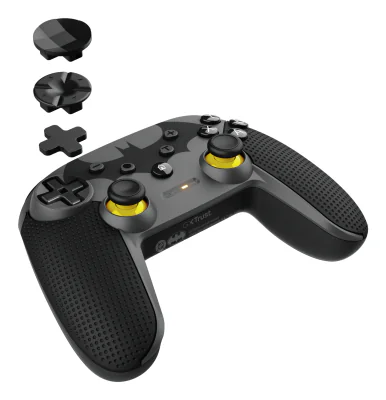 Controller wireless Trust GXT 542BM Muta, conectivitate bluetooth sau port USB-A pentru conexiune wireless, port USB-C pentru conexiune prin fir, negru
