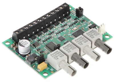 Convertor de date pe fibră optică SATEL INT-FI, 4 x ST multimod