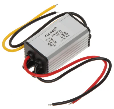 Convertor de tensiune AKSOTRONIK DCDC-2412/2, coborâtor, 24 V DC
