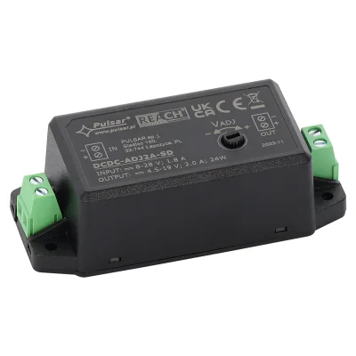 Convertor de tensiune DC/DC coborâtor PULSAR DCDC-ADJ2A-SD, reglabil, 2 A