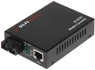 Convertor media monomod ULTIMODE M-203G, 2 conectori SC/PC