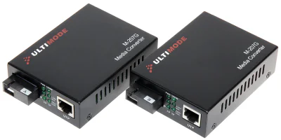 Convertor media monomod ULTIMODE M-207G, set TX + RX, SC/PC, 1 fibră