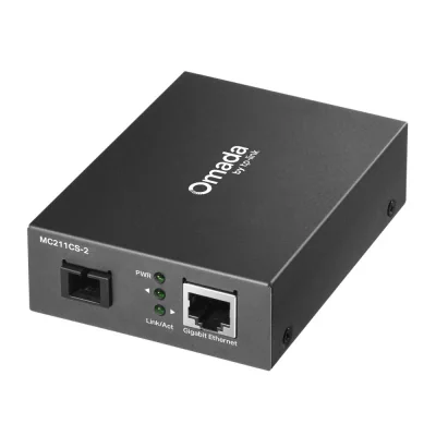 Convertor Media TP-Link Omada MC211CS-2 1 Gbps, 1310TX/1550RX nm, 2 km, RJ-45 - SC/UPC