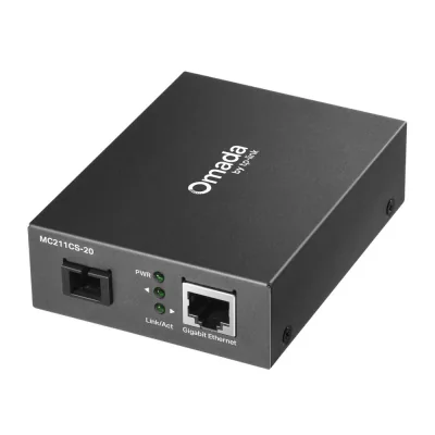 Convertor Media TP-Link Omada MC211CS-2 1 Gbps, 1310TX/1550RX nm, 20 km, RJ-45 - SC/UPC