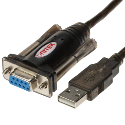 Convertor UNITEK Y-1105D01, USB-A - RS232 DB9, chipset PL2303