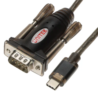Convertor UNITEK Y-1105K, USB-C - RS232 DB9, chipset PL2303GT