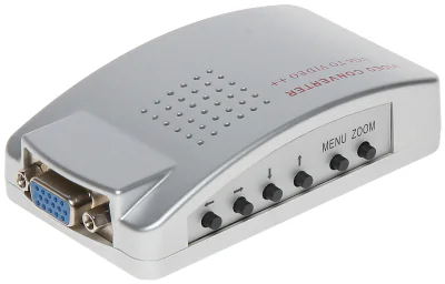 Convertor video VGA DELTA MULTIMEDIA AX-2560, intrare VGA, ieșire Cinch, S-VIDEO, VGA