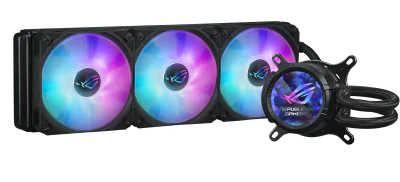 Cooler CPU ASUS ROG Strix LC III 360 ARGB LCD BLACK 3x Fan Slots 120mm, Speed: 800-2200 RPM, 36dB, Intel: LGA 1700, 1200, 115x, AMD: AM5,AM4