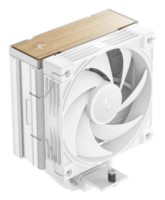 COOLER DeepCool "AK400 G2 WH" skt. Intel si AMD, racire cu aer, vent. 120mm, 2200 rpm, 4 heatpipies, inaltime 156mm, top cover lemn, alb,"R-AK400G2-WHNNMN-GJD"