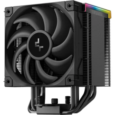 COOLER DeepCool "AK500 DIGITAL PRO" skt. Intel si AMD, racire cu aer, vent. 120mm, 500 - 1750 rpm, 5 heatpipes, inaltime 162mm, afisaj digital,"R-AK500-BKAPMN-G"