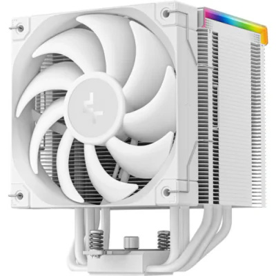 COOLER DeepCool "AK500 DIGITAL PRO WH" skt. Intel si AMD, racire cu aer, vent. 120mm, 500 - 1750 rpm, 5 heatpipes, inaltime 162mm, afisaj digital,"R-AK500-WHAPMN-G"