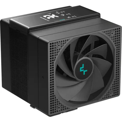 Cooler Procesor DEEPCOOL ASSASIN IV VC VISION NEGRU, marime heatsink 140x110x160mm, un ventilator, viteza ventilator 500-1800 RPM +/- 10%, Airflow: 61.25 CFM,  Suport AMD: AM4/AM5, suport INTEL: LGA 1700/1200/1151/1150/1155/2011-v3/2011/2066, nivel d