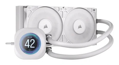 CR LIQUID COOLER NAUTILUS 240 RS LCD WH