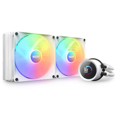 Cooler NZXT "Kraken 280 RGB", skt universal, racire cu lichid, ventilator 140 mm x 2, 1500 rpm, iluminat RGB, "RL-KR280-B1"