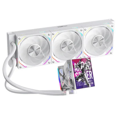 Cooler Procesor 1stPLAYER FT 360-wh FAST aRGB, 12 cm, 3 ventilatoare, aRGB