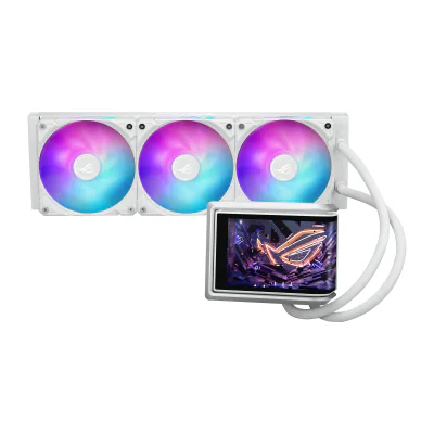 ASUS ROG RYUO IV 360 ARGB WHT, All-in-one liquid cooler, 12 cm, White