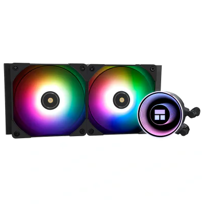 COOLER Thermalright "Frozen Notte 240 Black Argb", racire cu lichid, 2 x 120mm, 2000 rpm, ARGB, negru "Frozen Notte 240 Black Argb"