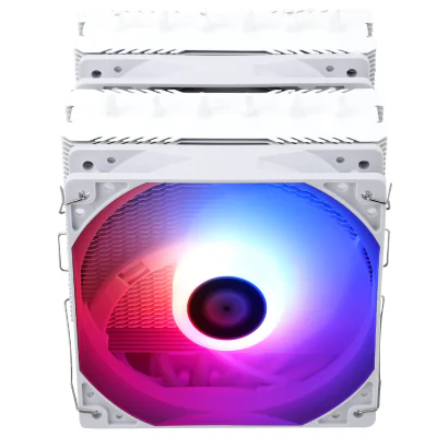 COOLER Thermalright "Peerless Assassin 120 SE White ARGB" skt. Intel si AMD, racire cu aer, vent. 120mm, 1500 rpm, 6 heatpipes, inaltime 155mm, ARGB,"Peerless Assassin 120 SE White ARGB"