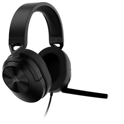 Casti Gaming Head-band CORSAIR HS55 STEREO, Wired, Negru