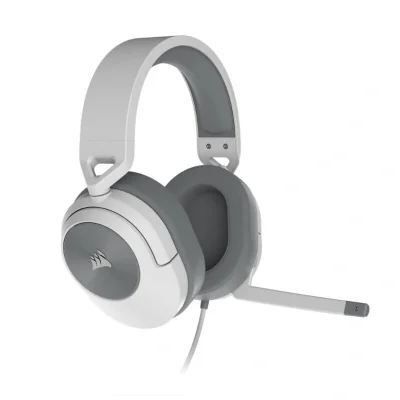 Casti Head-band CORSAIR HS55 WIRELESS, Fara Fir, Alb