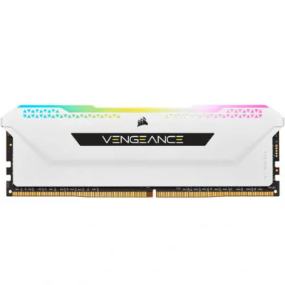 Corsair Memorie DDR4, 8GB, 3200MHz, CL16, 1.35V, Alb, VENGEANCE RGB PRO SL "CM4X8GD3200C16H4E"