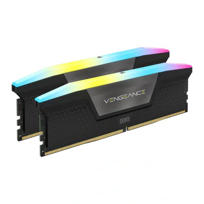 Memorie RAM Corsair Vengeance RGB, 32GB DDR5, 6000MHz, CL38