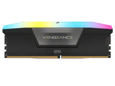 Corsair Vengeance RGB, DDR5, 16GB, DDR5, 5600MHz, C40, 1.25V, Intel XMP, Negru "CMH16GX5M1B5600C40"