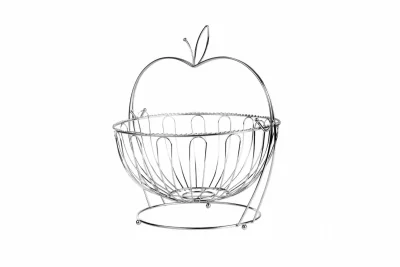 COS FRUCTE METALIC CU STAND, 30x29 CM,VANORA HOME