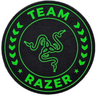 Covor de podea Razer Team, material: Poliester, Silicon, dimensiuni lățime: 1200 mm, adâncime: 1200 mm